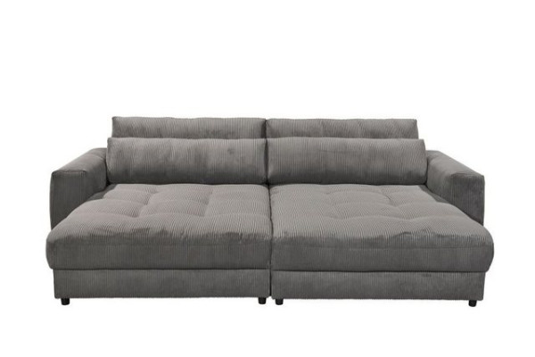 ED EXCITING DESIGN Big-Sofa Barura, Rückenkissen, Nierenkissen, Cord Bezug, frei im Raum stellbar