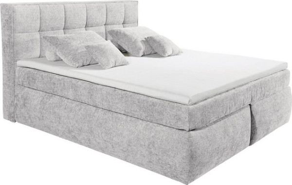 ED EXCITING DESIGN Boxspringbett Michigan, Duo-Matratze - mit Kokosmatte, Filzabdeckung