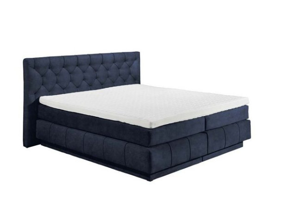 ED EXCITING DESIGN Boxspringliege (160 x 200 cm, Florenz), Blau