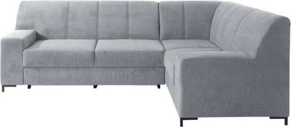 DOMO collection Ecksofa Ledas, mit extrabreiten Armteilen, wahlweise mit Bettfunktion