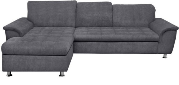 DOMO collection Ecksofa Franzi Steppung im Sitzbereich B7T/H: 278/162/80 cm, Schlafsofa, wahlweise m