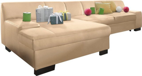 DOMO collection Ecksofa Norma Top, wahlweise mit Bettfunktion