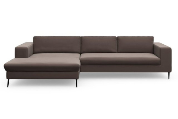 DOMO collection Ecksofa Modica, moderne Optik mit großzügiger Recamière, auch in Cord