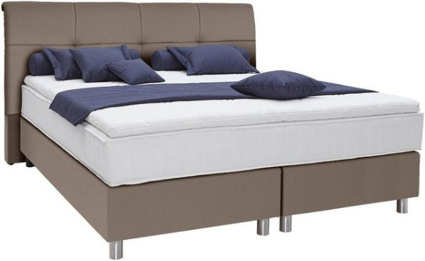 ADA trendline Boxspringbett Fara, mit getuftetem Kopfteil