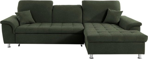 DOMO collection Ecksofa Franzi, wahlweise mit Kopfteilverstellung (dann Tiefe: 170 cm)