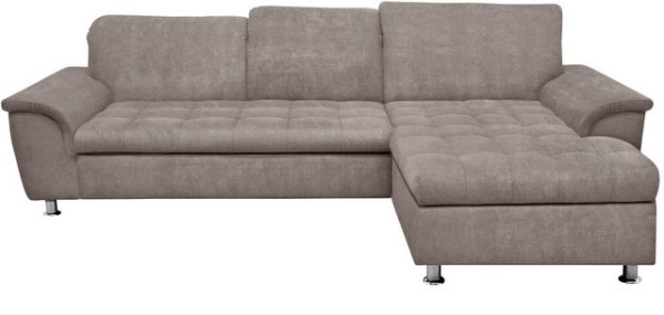 DOMO collection Ecksofa Franzi Steppung im Sitzbereich B7T/H: 278/162/80 cm, Schlafsofa, wahlweise m