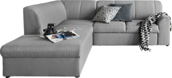 DOMO collection Ecksofa Topper, mit Ottomane, wahlweise mit Schlaffunktion