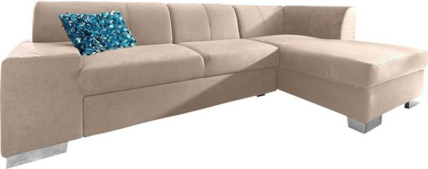 DOMO collection Ecksofa Star, wahlweise mit Bettfunktion