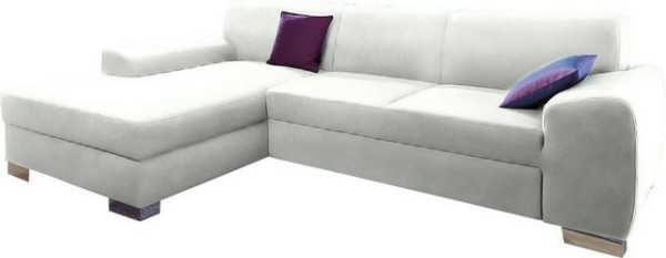 DOMO collection Ecksofa Ricardo, mit Recamiere, wahlweise mit Bettfunktion