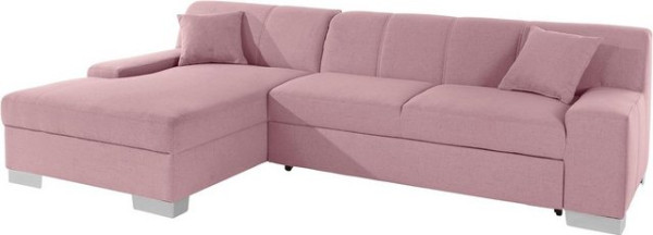 DOMO collection Ecksofa Bero, wahlweise mit Bettfunktion