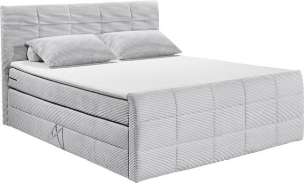 ED EXCITING DESIGN Boxspringbett Bolivia, harte Seite mit Kokosmatte, weiche Seite mit Filzabdeckung