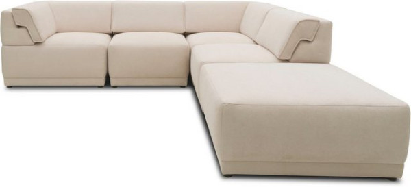 DOMO collection Loungesofa 800007, Set, Rückenkissen aufstellbar, unendlich erweiterbar