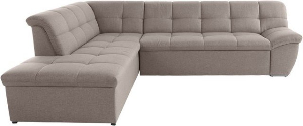 DOMO collection Ecksofa Lagoa, wahlweise mit Bettfunktion, frei im Raum stellbar, große Farbvielfalt