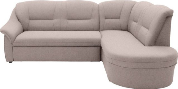 DOMO collection Ecksofa Faenza, DOMO collection Ecksofa, mit Ottomane, wahlweise mit Bettfunktion