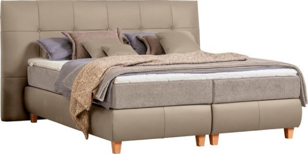 ADA trendline Boxspringbett Luella, ADA trendline Boxspringbett, inkl. Matratze und Viscoschaum-Topp