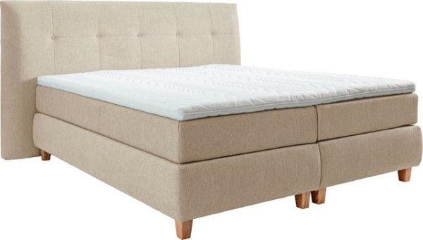 ADA trendline Boxspringbett Luella, ADA trendline Boxspringbett, inkl. Matratze und Viscoschaum-Topp