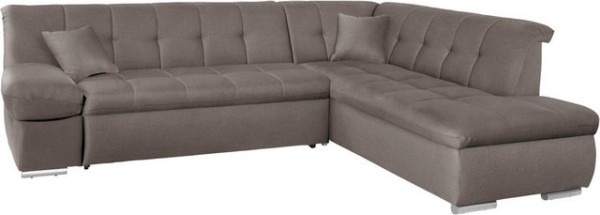 DOMO collection Ecksofa Mona, wahlweise mit Bett- und Armlehnfunktion