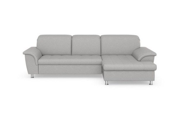 DOMO collection Ecksofa Franzi Steppung im Sitzbereich B7T/H: 278/162/80 cm, Schlafsofa, wahlweise m