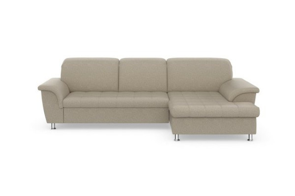 DOMO collection Ecksofa Franzi Steppung im Sitzbereich B7T/H: 278/162/80 cm, Schlafsofa, wahlweise m