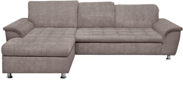 DOMO collection Ecksofa Franzi Steppung im Sitzbereich B7T/H: 278/162/80 cm, Schlafsofa, wahlweise m