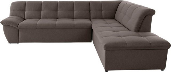 DOMO collection Ecksofa Lagoa, wahlweise mit Bettfunktion, frei im Raum stellbar, große Farbvielfalt