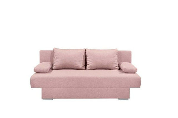 ED EXCITING DESIGN Schlafsofa, MELANIE Schlafsofa Schlafcouch Polstergarnitur 196 x 92 cm Rosa / Ros