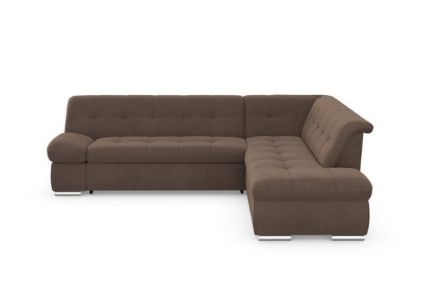 DOMO collection Ecksofa Mona, wahlweise mit Bett- und Armlehnfunktion