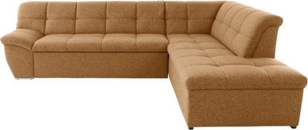 DOMO collection Ecksofa Lagoa, wahlweise mit Bettfunktion, frei im Raum stellbar, große Farbvielfalt