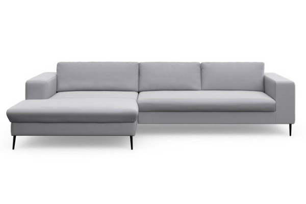 DOMO collection Ecksofa Modica, moderne Optik mit großzügiger Recamière, auch in Cord