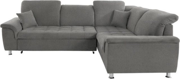 DOMO collection Ecksofa Franzi, wahlweise mit Kopfteilverstellung (dann Breite: 275 cm)