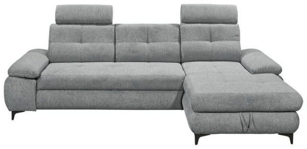 ED EXCITING DESIGN Ecksofa Altona, 2 Teile, Frei stellbar, Bettfunktion, Stauraum, Arm- und Kopfstüt