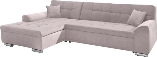 DOMO collection Ecksofa Aversa, wahlweise mit Bettfunktion