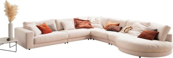 3C Candy Ecksofa Enisa II, incl. 3 Flatterkissen, wahlweise mit Flecken-Schutz-Bezug Easy care