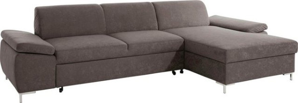 DOMO collection Ecksofa Santana, wahlweise mit Bettfunktion