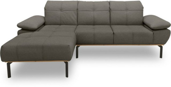 DOMO collection Ecksofa 100010, wahlweise mit Kranz