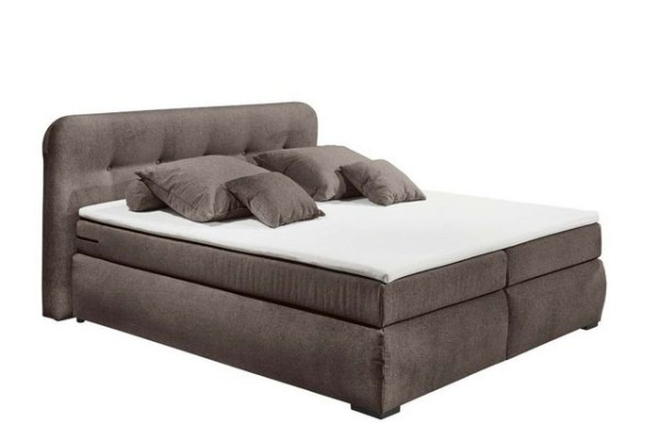 ED EXCITING DESIGN Boxspringliege (180 x 200 cm, La Palma), Braun