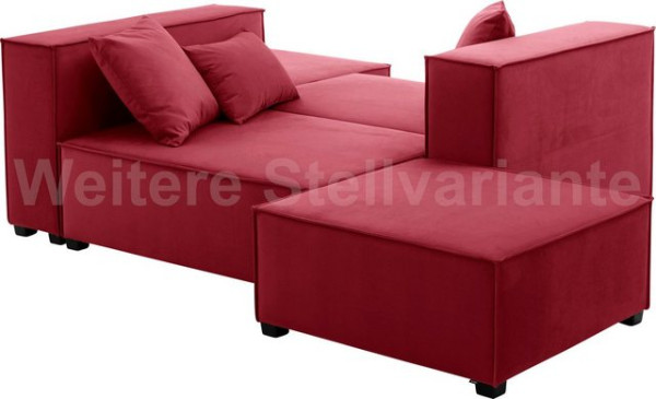 Max Winzer® Wohnlandschaft MOVE, Set, Sofa-Set 09 aus 6 Sitz-Elementen, inklusive 3 Zierkissen