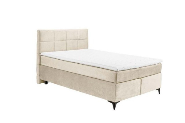 ED EXCITING DESIGN Boxspringliege (140 x 200 cm, Navarra), Beige