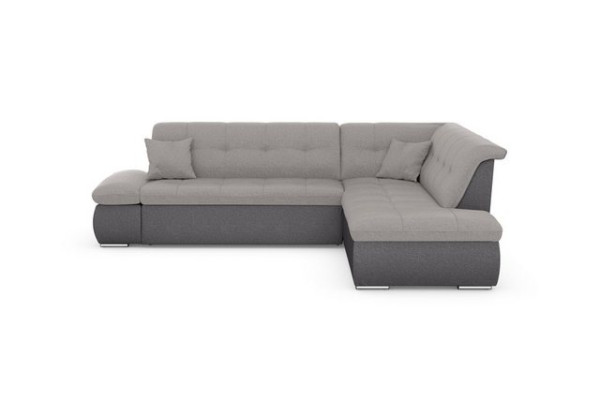 DOMO collection Ecksofa Moric, wahlweise mit Bettfunktion und Armlehnenverstellung