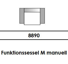 9017 Funktionssessel Lagerware