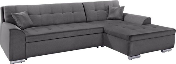 DOMO collection Ecksofa Aversa, wahlweise mit Bettfunktion