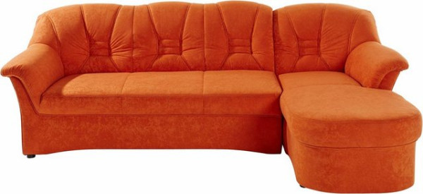 DOMO collection Ecksofa Elva, wahlweise mit Bettfunktion und Federkern