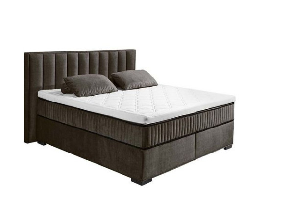 ED EXCITING DESIGN Boxspringliege (180 x 200 cm, Licata), Schwarz