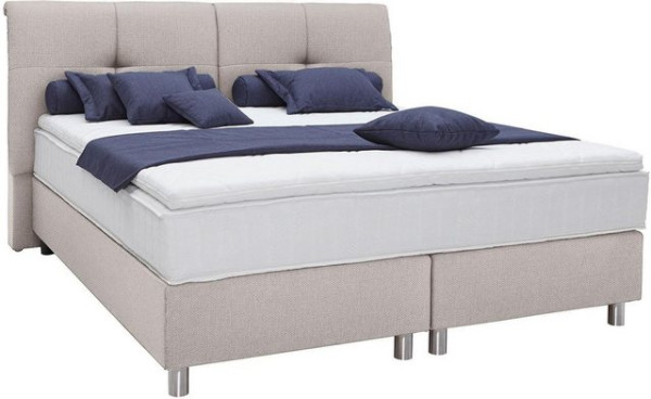 ADA trendline Boxspringbett Fara, mit getuftetem Kopfteil