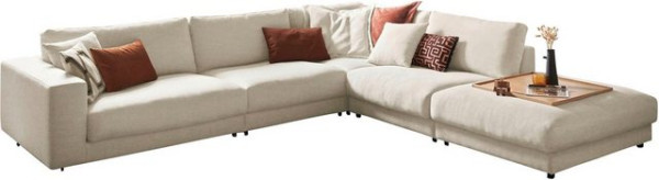 3C Candy Ecksofa Enisa II, incl. 3 Flatterkissen, wahlweise mit Flecken-Schutz-Bezug Easy care