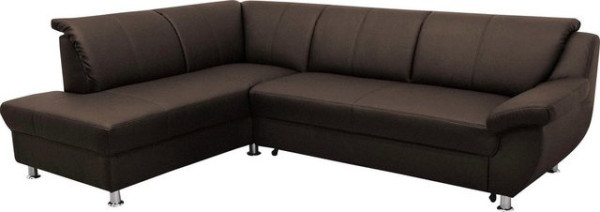 DOMO collection Ecksofa Pilar, mit Ottomane, wahlweise mit Bettfunktion