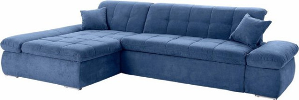 DOMO collection Ecksofa NMoric XXL, B/T/H: 300/172/80cm, Revamierenabschluss, wahlweise mit Bettfunk