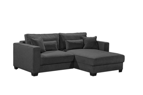 ED EXCITING DESIGN Ecksofa, Melvin Ecksofa Polstergarnitur Sofagarnitur 200x140 cm Anthrazit