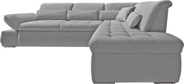 DOMO collection Ecksofa Aldo, mit Ottomane, wahlweise mit Bettfunktion