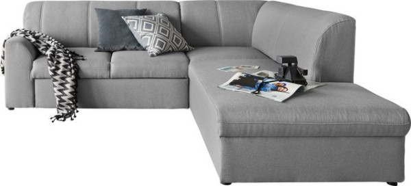 DOMO collection Ecksofa Topper, mit Ottomane, wahlweise mit Schlaffunktion